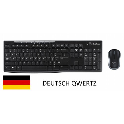 Logitech QWERTZ | MK270 | Draadloze Muis en Toetsenbordcombo | QWERTZ Logitech QWERTZ | MK270 | Draadloze Muis en Toetsenbordcombo | QWERTZ