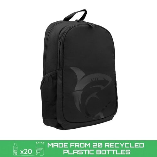 White Shark SCOUT 15.6" Gaming Laptop Rugzak | Gemaakt van Gerecycled Plastic | Zwart White Shark SCOUT 15.6" Gaming Laptop Rugzak | Gemaakt van Gerecycled Plastic | Zwart