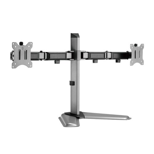 White Shark TUTANKHAMUN | Monitor-bureaustand | Tot 32" | Max 9kg | VESA 100x100 | 2 Monitoren White Shark TUTANKHAMUN | Monitor-bureaustand | Tot 32" | Max 9kg | VESA 100x100 | 2 Monitoren