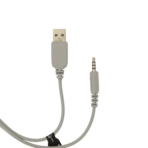 White Shark Firefly RGB | On-Ear Gaming Headset | 3,5mm Connector & USB-A | Wit