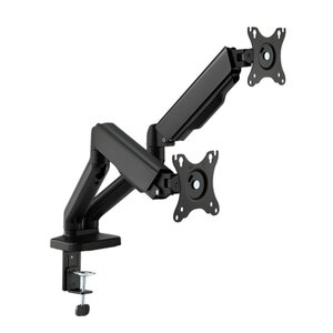 SBOX Flex LCD-S024-2 | Verstelbare Monitor-bureaubeugel | Tot 32" | Max 9kg | VESA 100x100 | 2 Monitoren