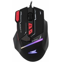 MANTA RGB | Bekabelde Gaming Muis | Rechtshandig | USB-A | 12800 DPI | Zwart