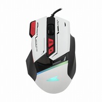MANTA RGB | Bekabelde Gaming Muis | Rechtshandig | USB-A | 12800 DPI | Wit