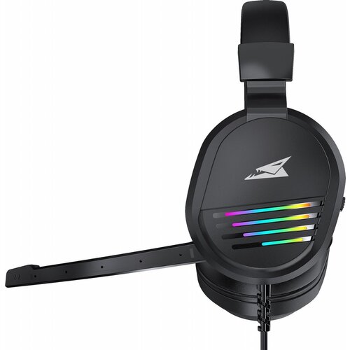 Baracuda PEARL RGB | On-Ear Gaming Headset 3,5mm en USB | Zwart Baracuda PEARL RGB | On-Ear Gaming Headset 3,5mm en USB | Zwart