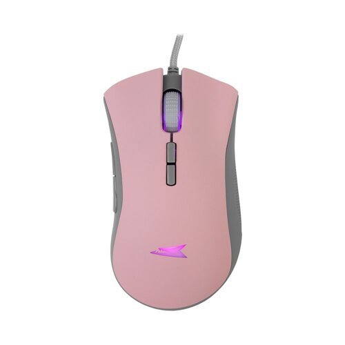Baracuda LOBSTER RGB | Bekabelde Gaming Muis | USB-A | 6400 DPI | Roze Baracuda LOBSTER RGB | Bekabelde Gaming Muis | USB-A | 6400 DPI | Roze