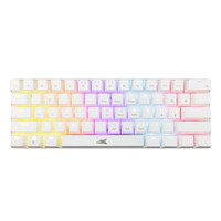 DOLPHIN RGB 60% | Bedraad Gaming Toetsenbord | Red Switches | Anti-Ghosting | QWERTY | Wit