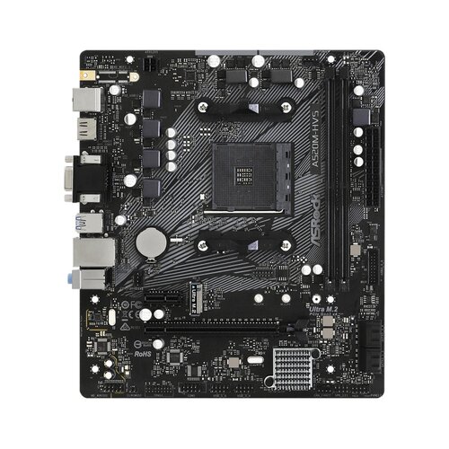 Asrock A520M-HVS | Socket AM4 | AMD A520 | 2xDDR4 | Micro-ATX | Moederbord