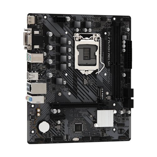 Asrock H510M-HDV/M.2 SE | Socket LGA 1200 | Intel H470 | 2xDDR4 | Micro-ATX | Moederbord