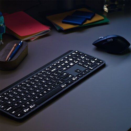 Logitech MX Keys Combo for Business Gen 2 | Draadloze Toetsenbord- en Muis-combo | RF / Bluetooth | QWERTY US International | Grafiet Logitech MX Keys Combo for Business Gen 2 | Draadloze Toetsenbord- en Muis-combo | RF / Bluetooth | QWERTY US International | Grafiet