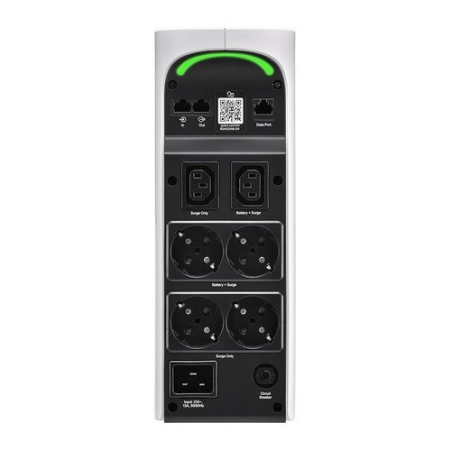 APC Back‑UPS Pro Gaming BGM2200‑GR | 2200 VA / 1320 W UPS | 4x Schuko + 2x IEC‑C13 | RGB + LCD-display