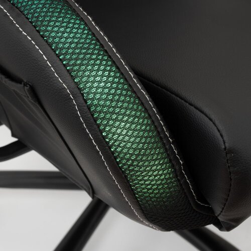 White Shark INDIANAPOLIS | Gamestoel met RGB-verlichting | Belastbaar tot 120 kg