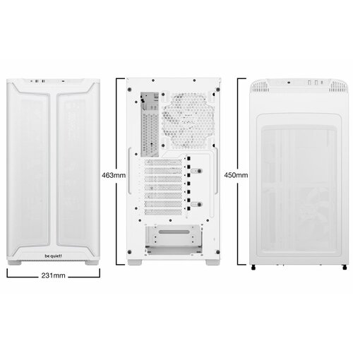 be quiet! PURE BASE 501 DX RGB | Midi Tower Case | Wit