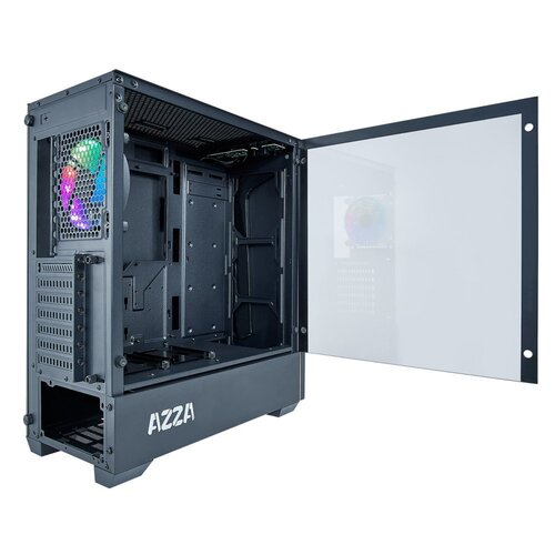 Azza Apollo 430 RGB | Midi Tower Case | Zwart
