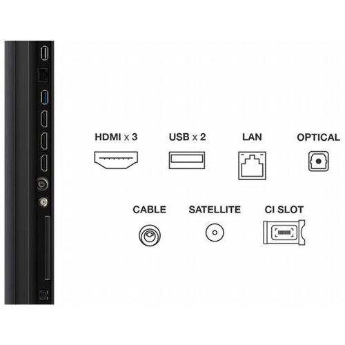 TCL 50C6KS | 50" 4K Ultra HD Mini LED Smart TV | Google TV | Dolby Vision | 60Hz (2025)