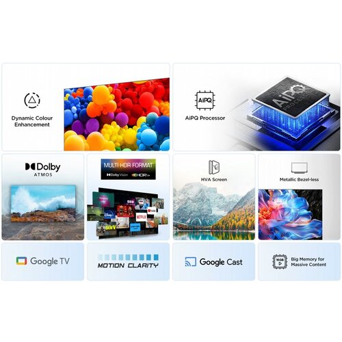 TCL 55V6C | 55" 4K Ultra HD DLED Smart TV | Google TV | Dolby Vision | 60Hz (2025)