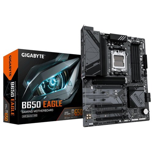 Gigabyte B650 EAGLE | Socket AM5 | AMD B650 | 4xDDR5 | ATX | Moederbord Gigabyte B650 EAGLE | Socket AM5 | AMD B650 | 4xDDR5 | ATX | Moederbord