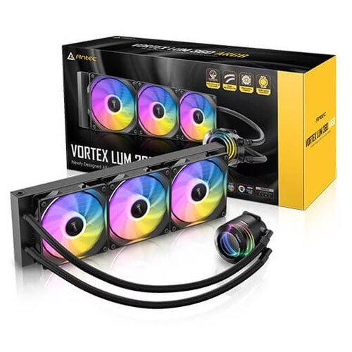 Antec Vortex Lum 360mm ARGB | All-in-One CPU Waterkoeler | Zwart Antec Vortex Lum 360mm ARGB | All-in-One CPU Waterkoeler | Zwart