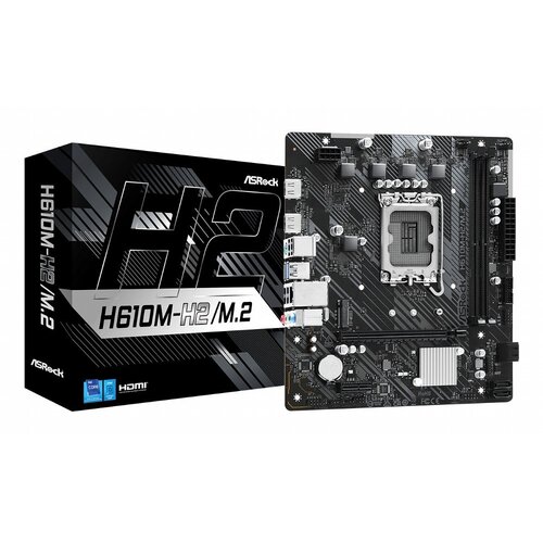 Asrock ASRock H610M-H2/M.2 | Socket LGA 1700 | Intel H610 | 2xDDR4 | Micro-ATX | Moederbord