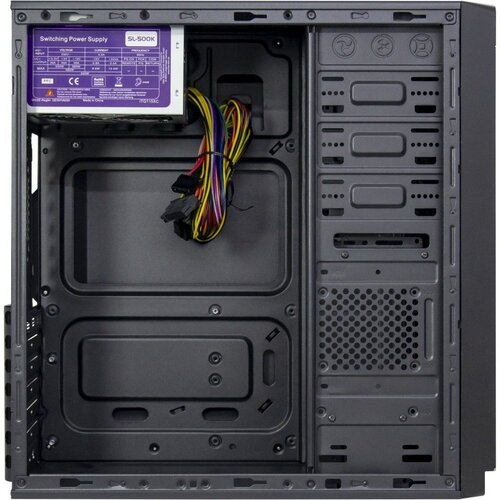 Inter-Tech IT-5916 | Midi Tower Case | 500 Watt Voeding | Zwart