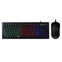 ORCA RGB | Bekabeld Gaming Toetsenbord inclusief Muis | QWERTY | Zwart