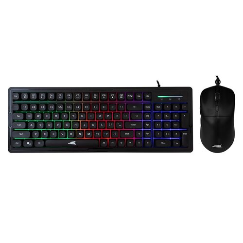 Baracuda ORCA RGB | Bekabeld Gaming Toetsenbord inclusief Muis | QWERTY | Zwart Baracuda ORCA RGB | Bekabeld Gaming Toetsenbord inclusief Muis | QWERTY | Zwart