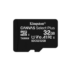 Kingston Canvas Select Plus | MicroSDHC | 32GB | Class 10 | UHS-I U1 Kingston Canvas Select Plus | MicroSDHC | 32GB | Class 10 | UHS-I U1