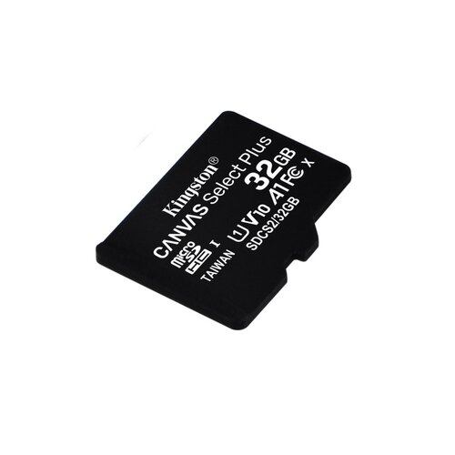 Kingston Canvas Select Plus | MicroSDHC | 32GB | Class 10 | UHS-I U1