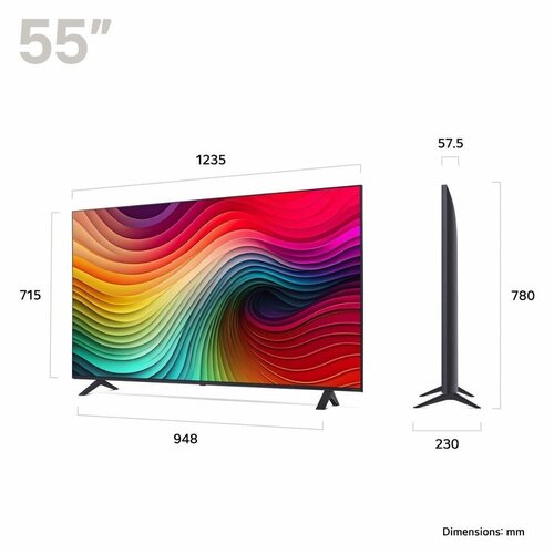 LG NanoCell 55NANO82T6B | 55" 4K Ultra HD NanoCell Smart TV | WebOS | HDR10 | 60Hz LG NanoCell 55NANO82T6B | 55" 4K Ultra HD NanoCell Smart TV | WebOS | HDR10 | 60Hz