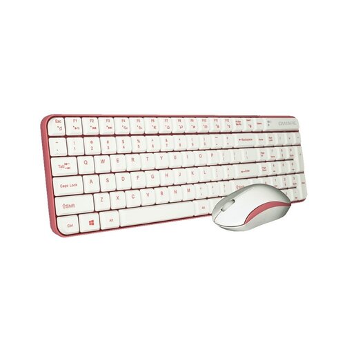 QWare QWARE Wireless Waterford Toetsenbord + Muis Roze QWare QWARE Wireless Waterford Toetsenbord + Muis Roze