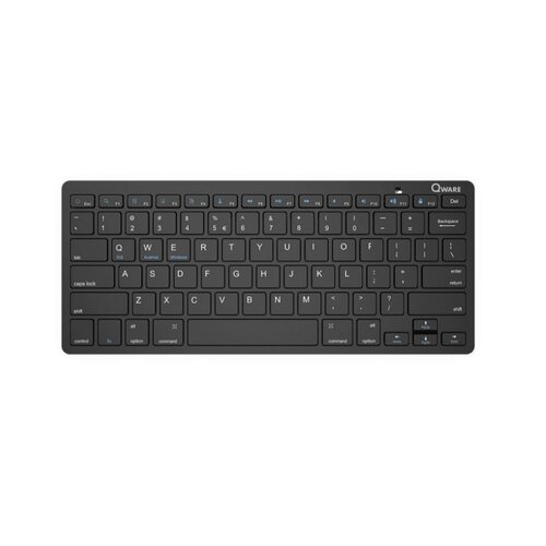 QWare QWARE Wireless keyboard Woodstock Zwart QWare QWARE Wireless keyboard Woodstock Zwart