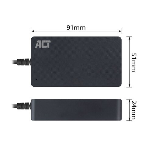 ACT AC2050 | Netvoeding | Binnengebruik | 45 W | Zwart ACT AC2050 | Netvoeding | Binnengebruik | 45 W | Zwart