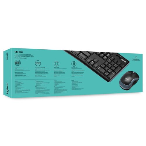 Logitech MK270 | Draadloze Muis en Toetsenbordcombo | QWERTY