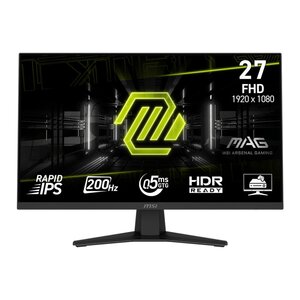MSI MAG 274F | 27" | Full HD IPS | 200 Hz | DisplayPort | HDMI | Gaming Monitor | Zwart MSI MAG 274F | 27" | Full HD IPS | 200 Hz | DisplayPort | HDMI | Gaming Monitor | Zwart