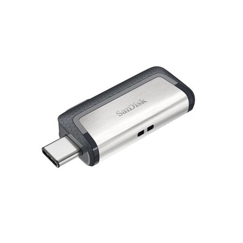 Sandisk SanDisk Ultra Dual Drive USB Type-C | 128GB USB Flash Drive | USB Type-A / USB Type-C 3.2 Gen 1 (3.1 Gen 1) | tot 150 MB/s lezen | Zwart, Zilver