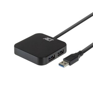 ACT AC6305 | USB 3.2 Gen 1 Hub | Type-A | 5 Gbit/s | Zwart