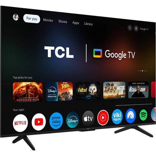 TCL 55T69C | 55'' Ultra HD 4K | QLED Smart TV | Google TV | Dolby Vision | HDMI 2.1 | 60Hz