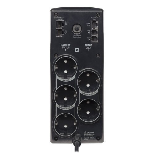 APC Back-UPS Pro BR900G-GR | 900 VA UPS met LCD-scherm | 5 Aansluitingen | AVR Technologie | Geavanceerde Bescherming tegen Spanningstoringen