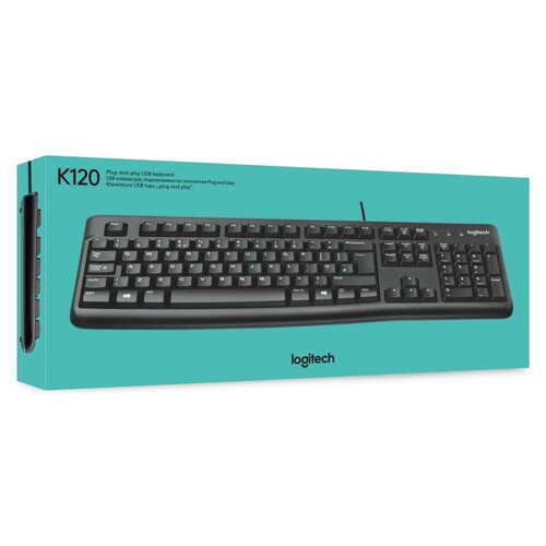 Logitech Keyboard K120 | Zakelijk Bedraad Toetsenbord | QWERTY