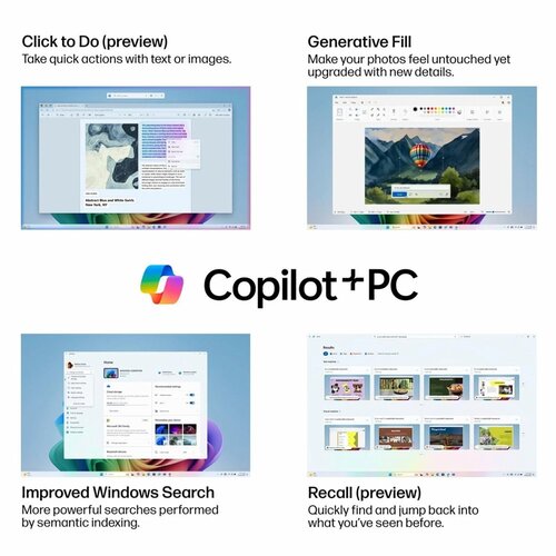Hewlett Packard HP OmniBook 3 NGAI | 15.6" Full HD IPS Touch | AMD Ryzen AI 5 330 | 16GB DDR5 | 512GB SSD | Copilot+ | Windows 11 Home | Zilver