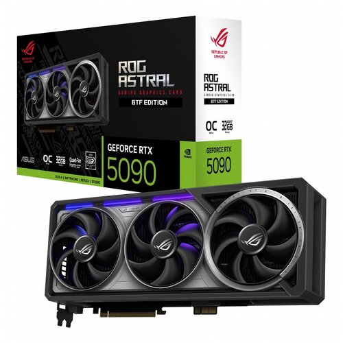 Asus ASUS ROG Astral GeForce RTX 5090 O32G BTF Gaming | 32 GB GDDR7 VRAM | 4K Gaming & AI | Videokaart | GPU | Nvidia Asus ASUS ROG Astral GeForce RTX 5090 O32G BTF Gaming | 32 GB GDDR7 VRAM | 4K Gaming & AI | Videokaart | GPU | Nvidia
