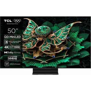 TCL 50Q7C | 50" 4K Ultra HD QD-MiniLED | 120Hz | Google TV | Dolby Vision | HDMI 2.1 | Smart TV