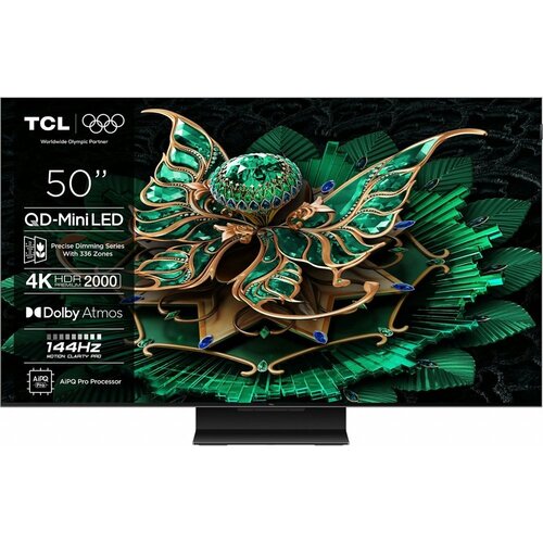 TCL 50Q7C | 50" 4K Ultra HD QD-MiniLED | 120Hz | Google TV | Dolby Vision | HDMI 2.1 | Smart TV