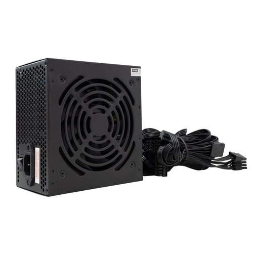 SBOX Voeding | 400W | 120 mm Fan | 140 mm Lengte | 24-pin + 4/8-pin CPU | 3× SATA | PCI-E 6-pin | Molex | Zwart Metaal | RETAIL