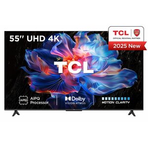 TCL 55V6C | 55" 4K Ultra HD DLED Smart TV | Google TV | Dolby Vision | 60Hz (2025)