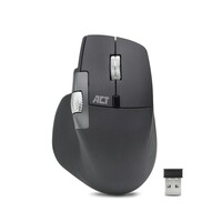 AC5147 | Draadloze Multi-Connect Muis | Bluetooth en USB-A Ontvanger | Oplaadbaar | 4800 DPI | Stille Klik | Zwart