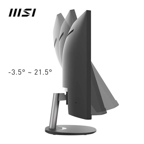 MSI MP341CQ | 34" Curved Ultrawide 3440 x 1440 VA | 100Hz | DisplayPort | HDMI | Monitor | Zwart