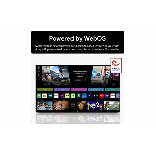 LG 65QNED92A6A | 65" 4K QNED MiniLED TV | 120Hz (144Hz VRR) | webOS 25 | Dolby Vision | Smart TV