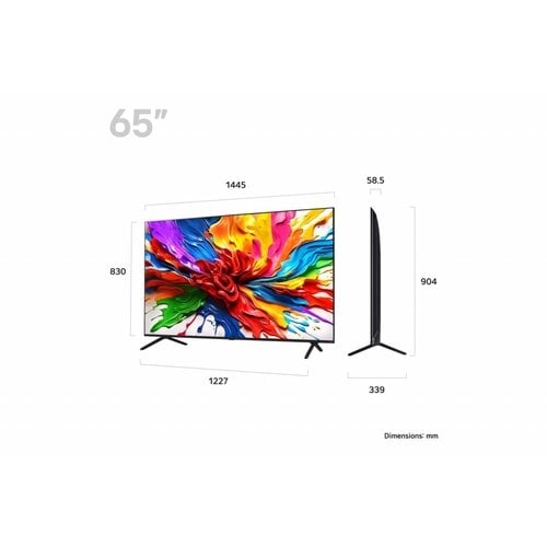 LG 65QNED92A6A | 65" 4K QNED MiniLED TV | 120Hz (144Hz VRR) | webOS 25 | Dolby Vision | Smart TV