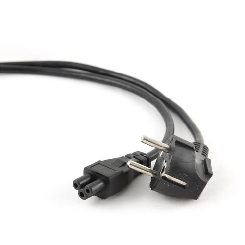Gembird PC-186-ML12 | 3 m Stroomkabel | Schuko (CEE 7/7) naar C5 (Mickey Mouse) | Zwart | VDE-goedgekeurd | 10A / 250V Gembird PC-186-ML12 | 3 m Stroomkabel | Schuko (CEE 7/7) naar C5 (Mickey Mouse) | Zwart | VDE-goedgekeurd | 10A / 250V