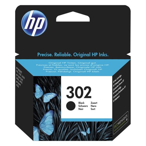 Hewlett Packard HP 302 | Originele Zwarte Inktcartridge Hewlett Packard HP 302 | Originele Zwarte Inktcartridge